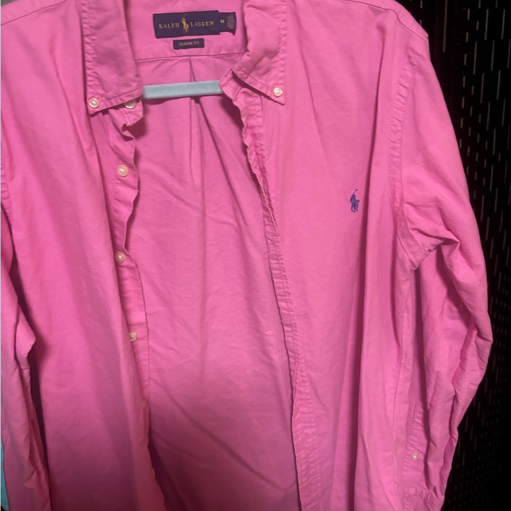 Ralph Lauren Bright Pink Casual Shirt